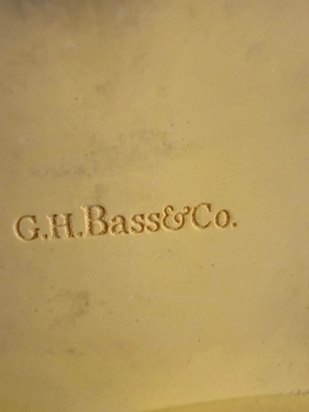 G.H. Bass & Co. Yellow Loafers (Tan Sole)